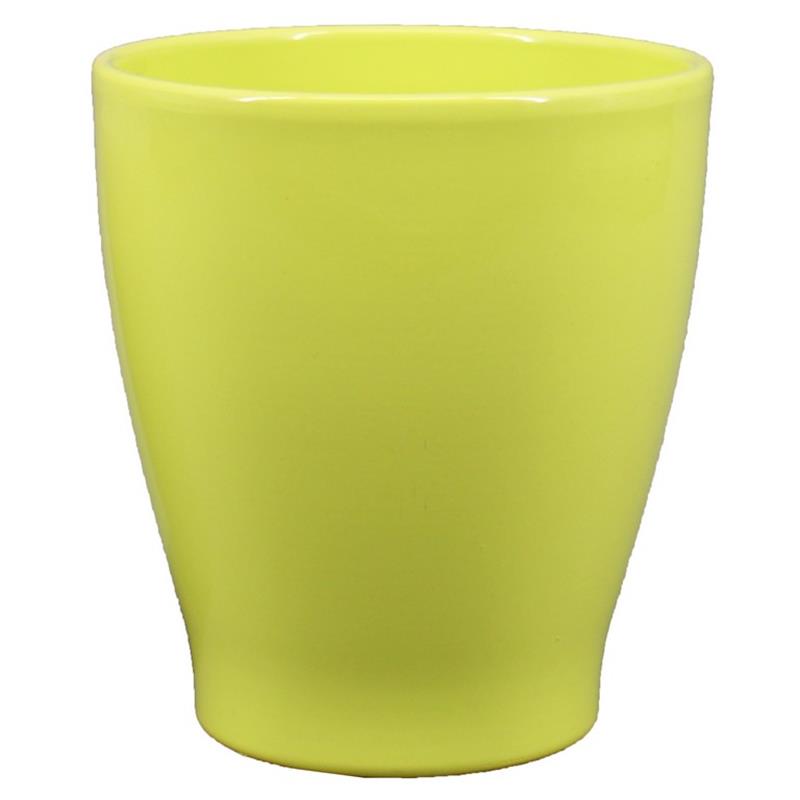 Vase Dirk d13.2 h15cm vert pomme es/12