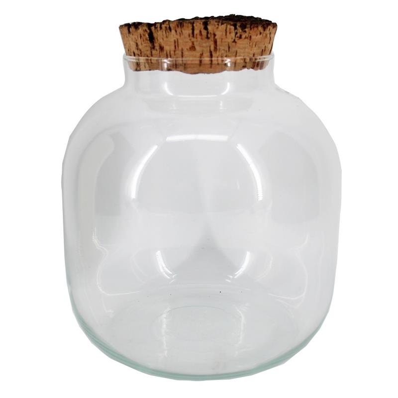 Glass Mensa d10/19 h21cm w/old cork