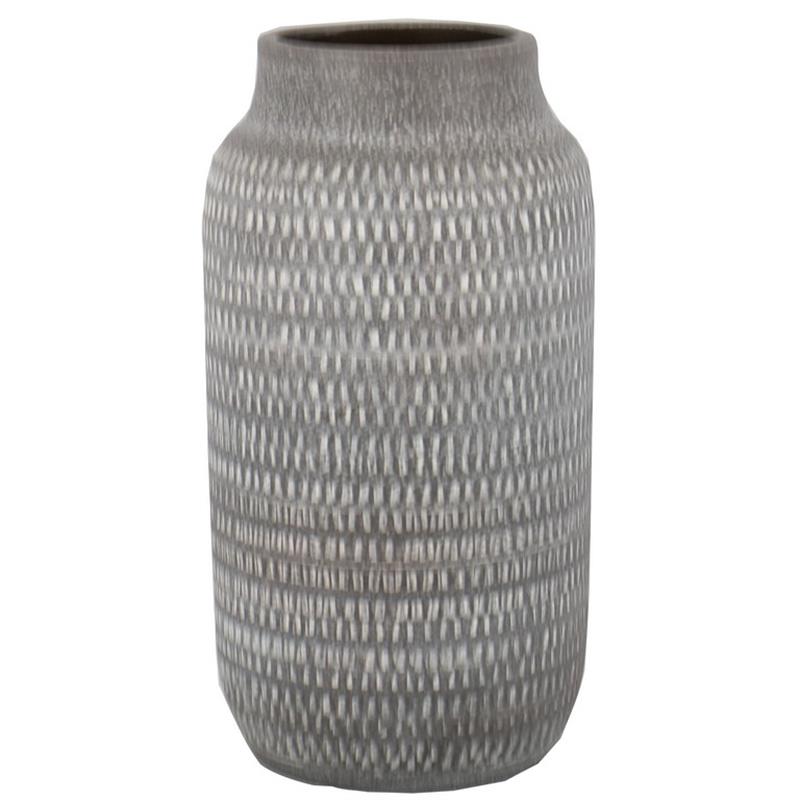 Vase Olivia D16/19 H35Zm braun