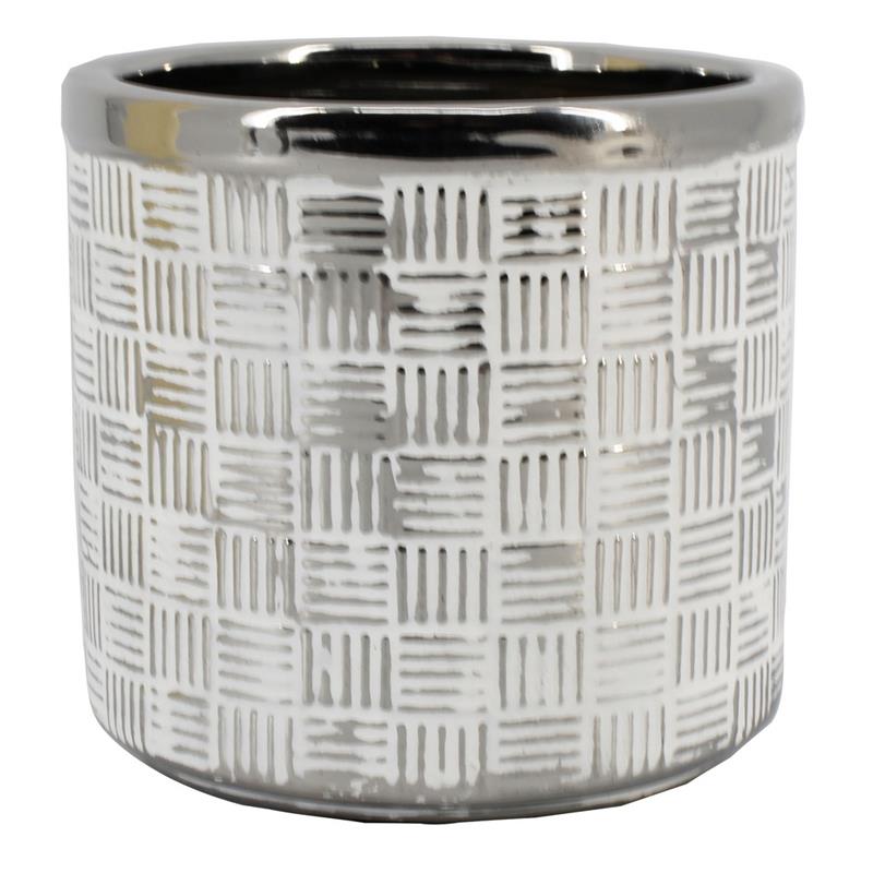 Macetero Genua d13.2 a12.5cm blanco es/12
