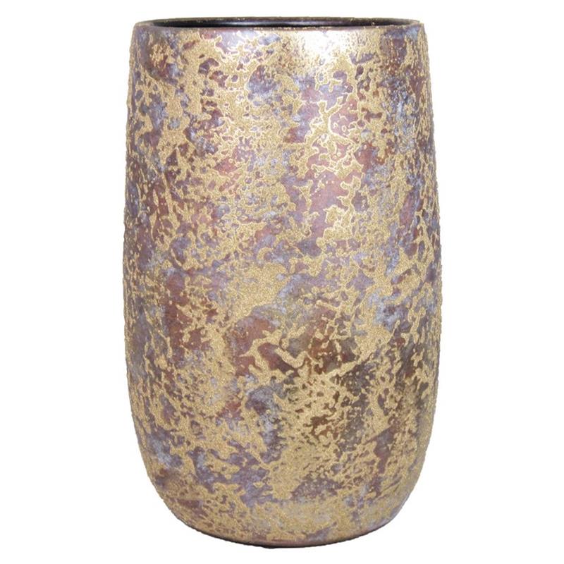 Florero Mandy d22 a40cm oro