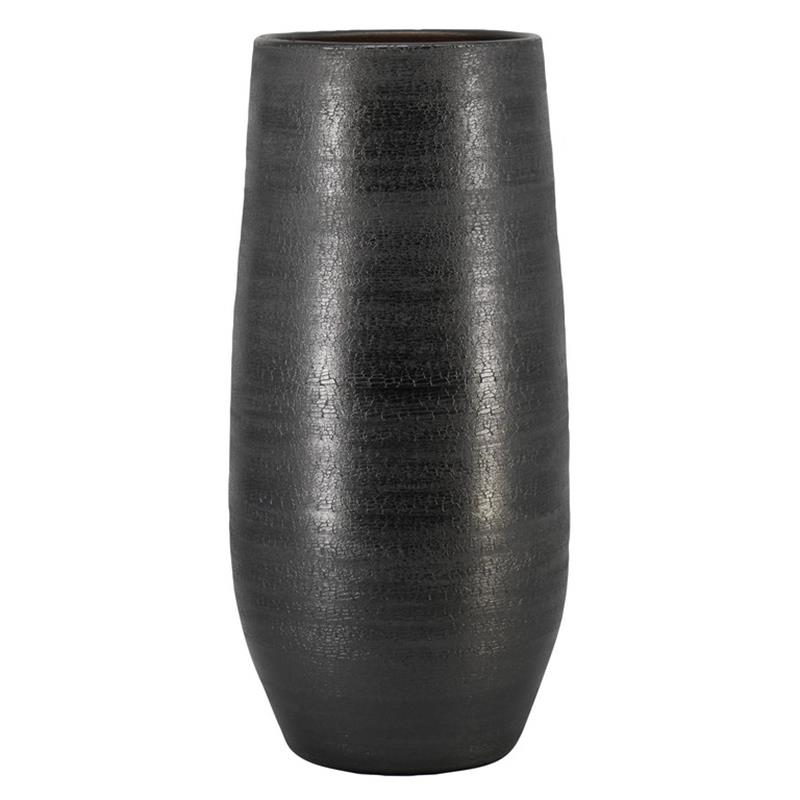 Florero Matira d37 a90cm negro industrial