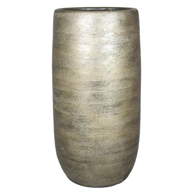 Florero Mira d29 a60cm industrial oro