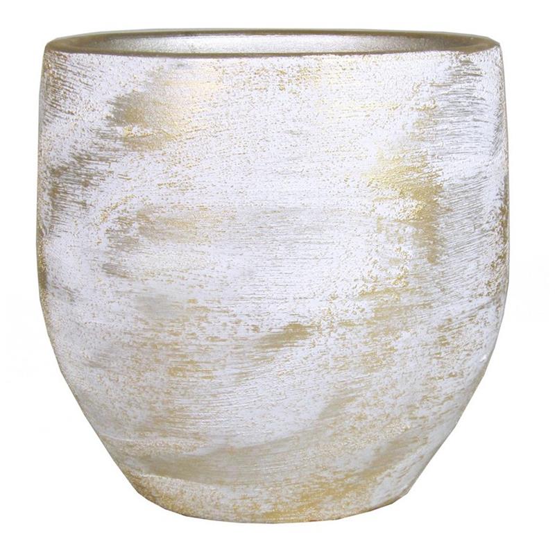 Pot Madeira d34 a34cm blanco oro