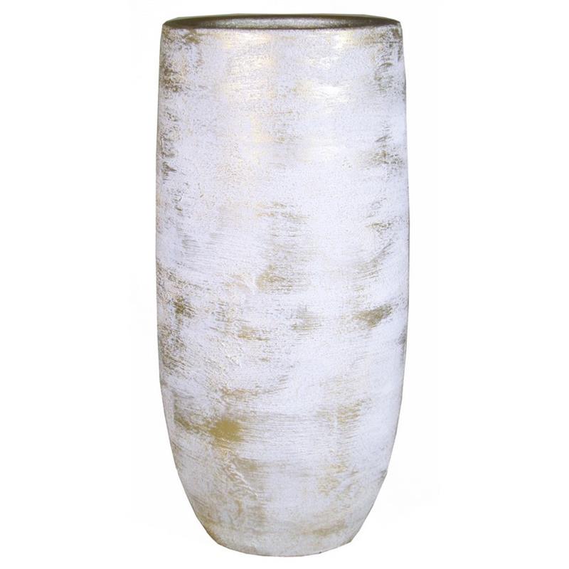 VAAS MADEIRA D18 H35CM WIT GOUD
