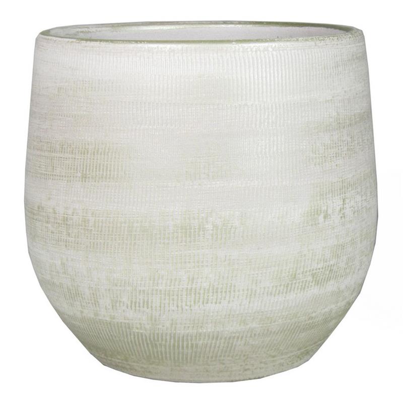 Macetero Abby d16 a14cm gris claro