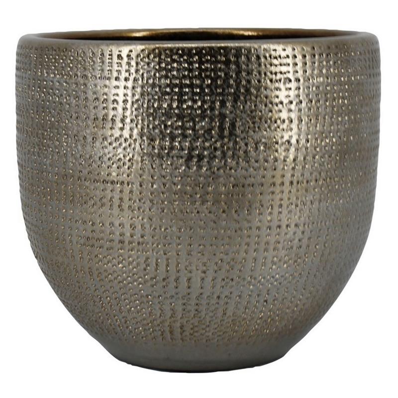 Macetero Dali d19 a17cm oro