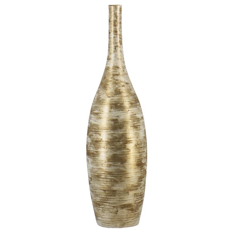 Deco bouteille Funchal d6/23 h80cm weiss