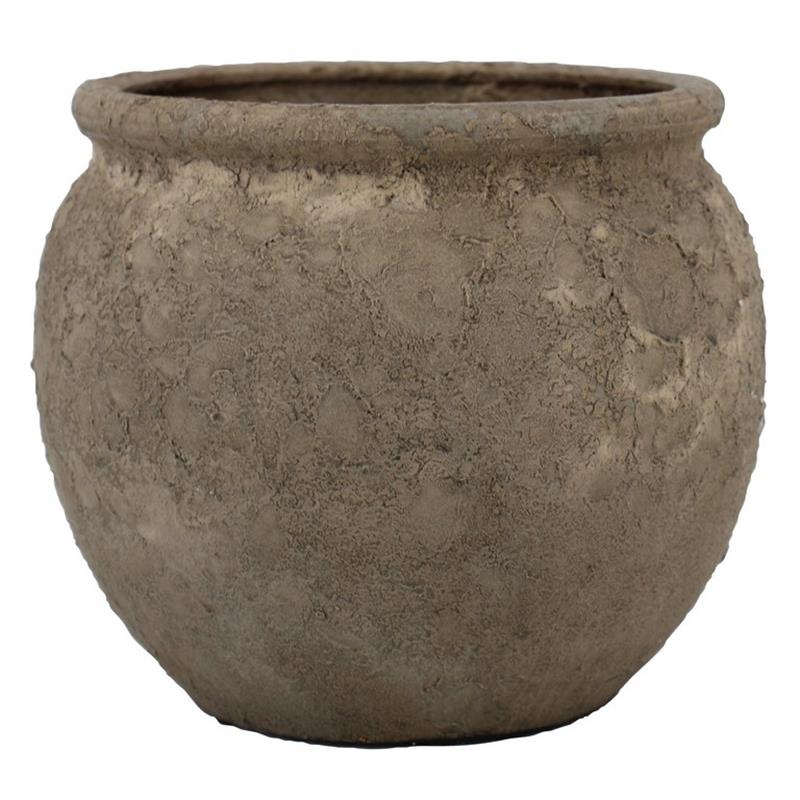 Pot Vales d25/29 h26cm gris