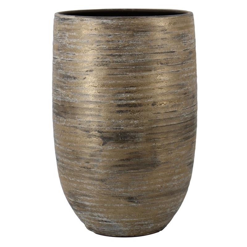 Vase Funchal D32 H50cm braun