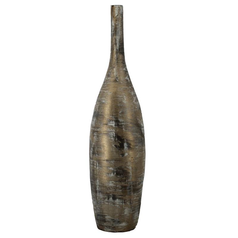 Deco flasche Funchal D6/29 H120cm braun