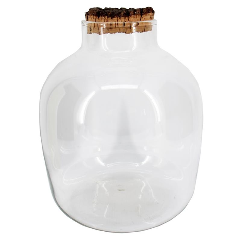 Vase Mensa d10/23 a28cm con tapa de corcho