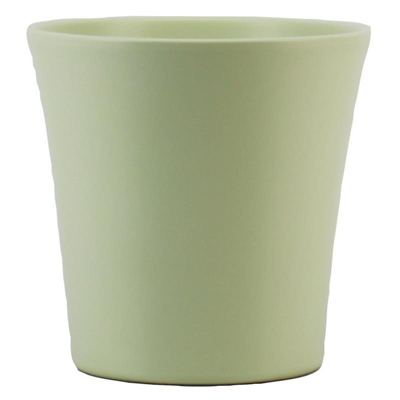 Macetero Floor d13.5 a13.3cm verde claro mate es/12
