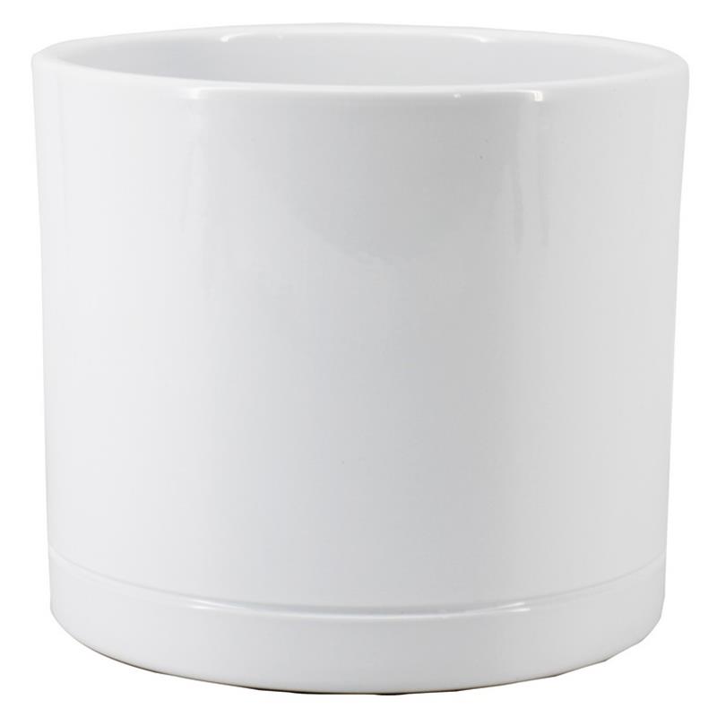 Pot Lynn d19.5 h17.5cm wit es/17