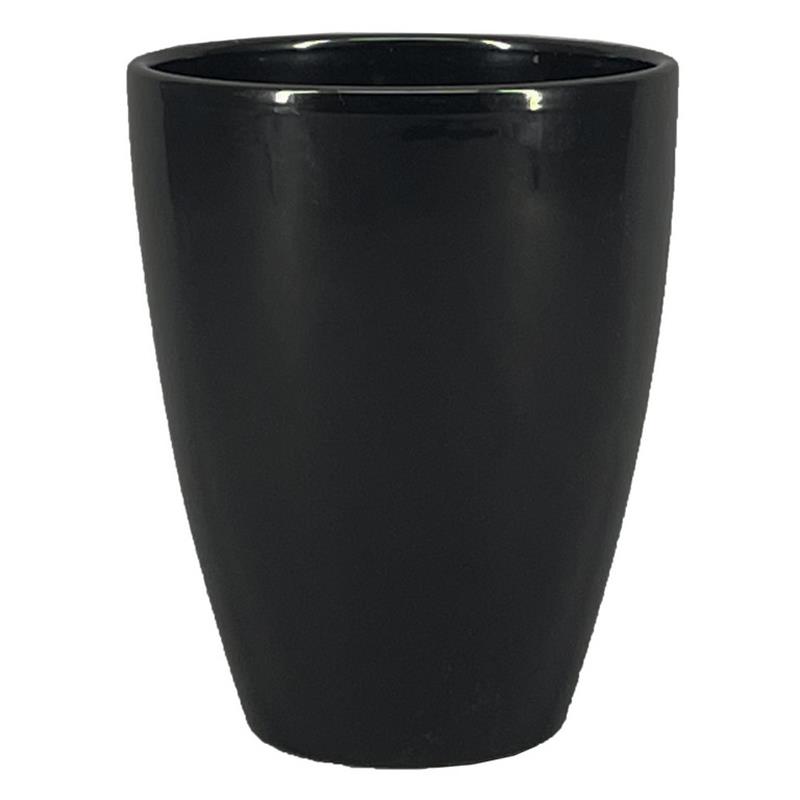 Florero Boule d13.5 a17cm negro es/12