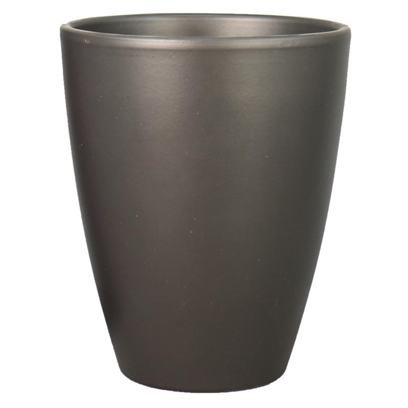 Florero Boule d13.5 a17cm antracita mate es/12