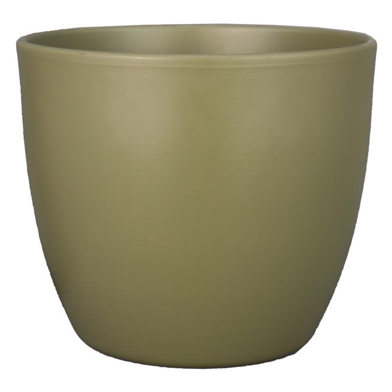 Macetero Boule d8.5 a6.5cm verde militar mate es/7