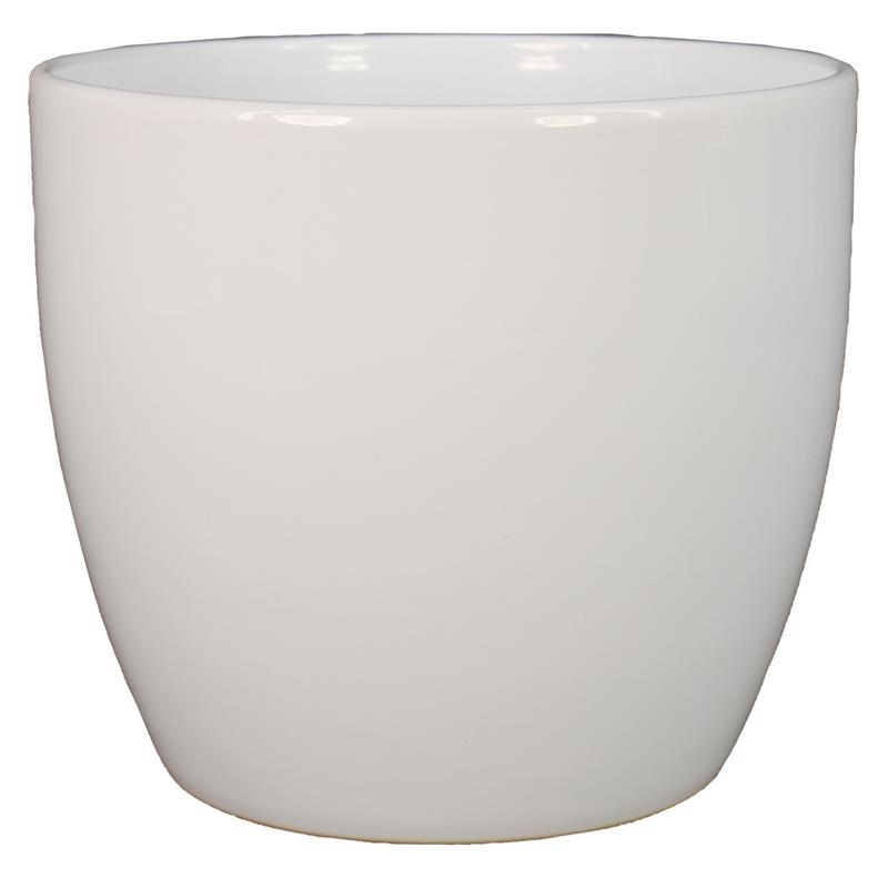 Macetero Boule d10.5 a8.5cm blanco es/9