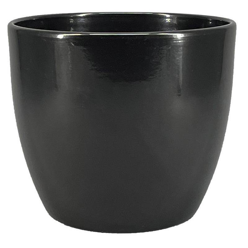 Macetero Boule d17.5 a15cm negro es/15
