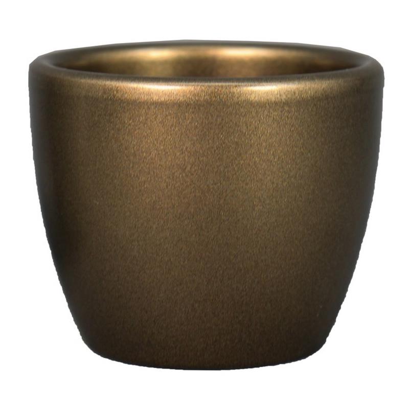 Macetero Boule d7.5 a6cm bronce es/5.5-6