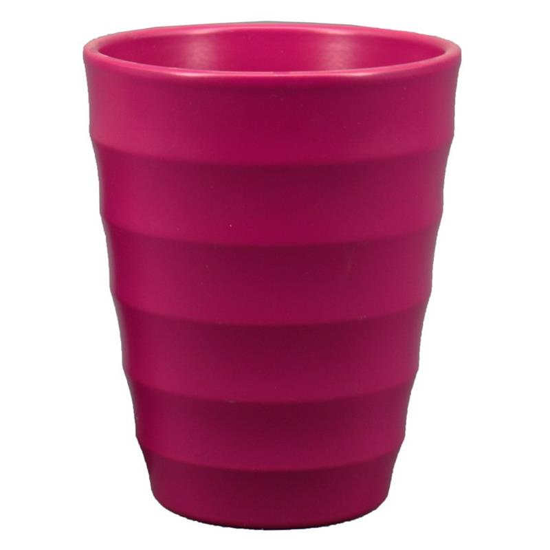 Florero orquidea Ribbel d14 a17cm fucsia mate