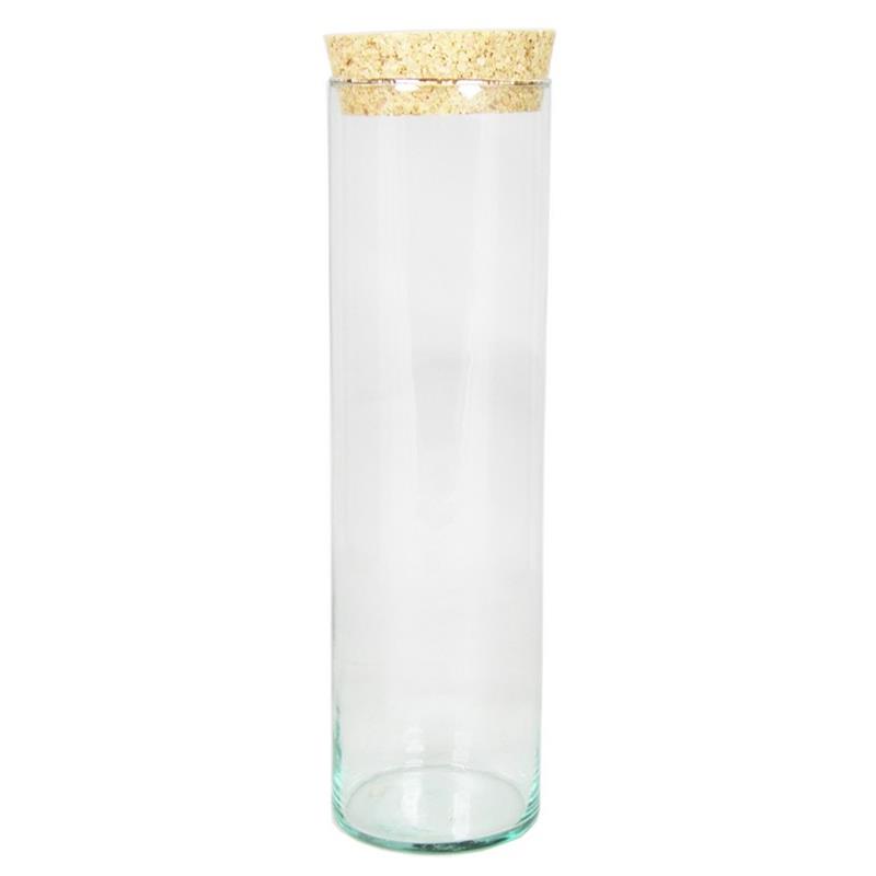 Cilindro d8.5 a30cm con tapa de corcho