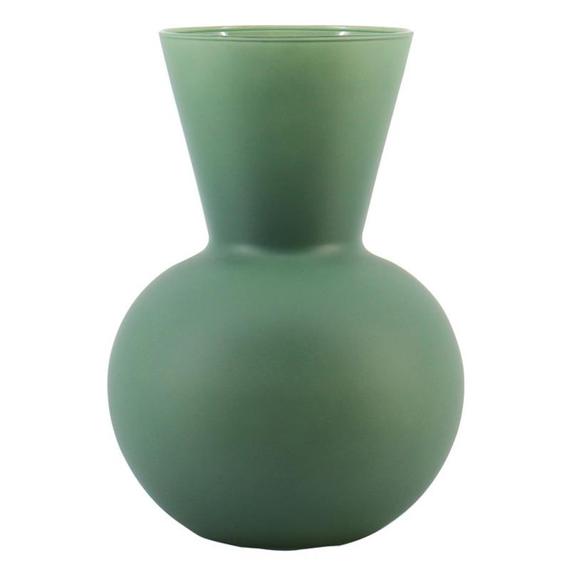 Glas Elly d11.5/16 h23cm groen mat