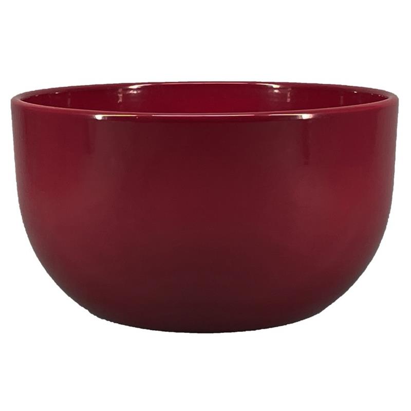 Schaal Boule d26 h14cm wijnrood 3x es/12