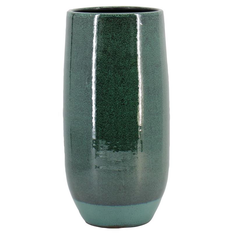 Florero Mason d18 a35cm verde