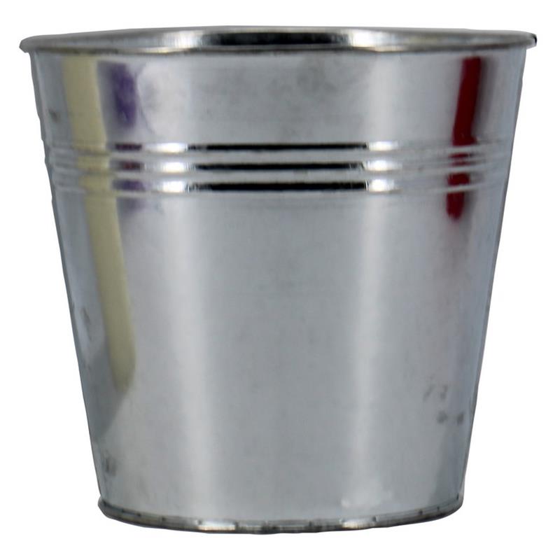 Bucket Bordeaux zinc d13 h12.5cm naturel es/12
