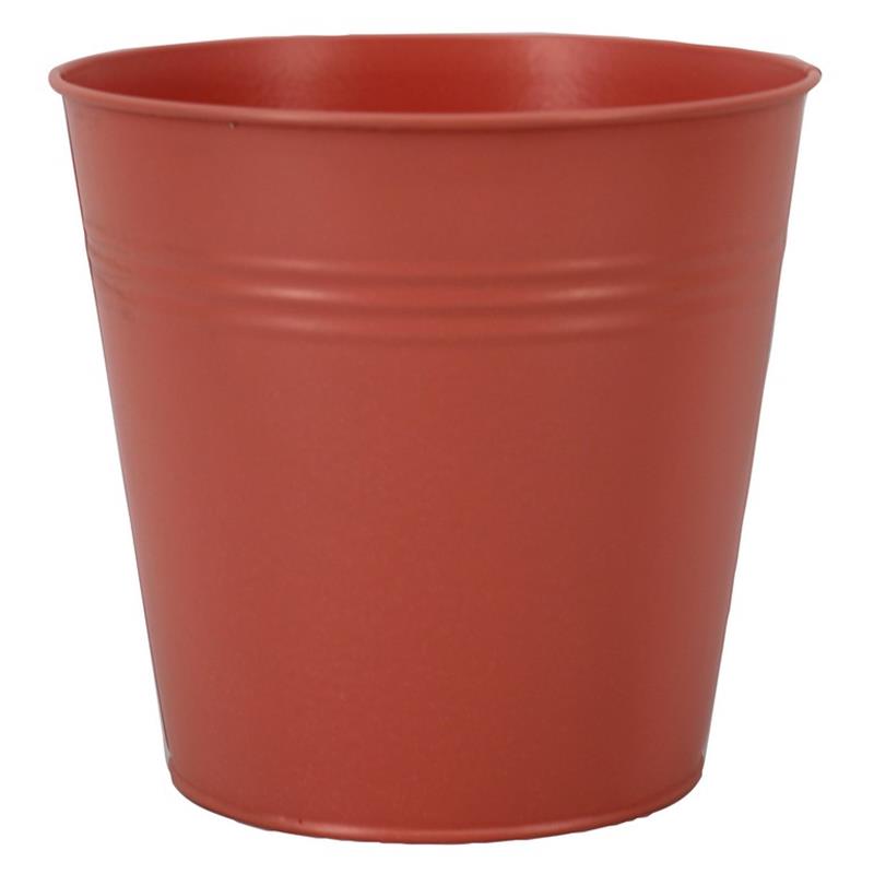 Bucket Bordeaux zinc d11.5 h10cm peach matte es/10.5