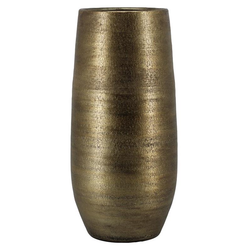 Vase Matira d37 h90cm industrial gold