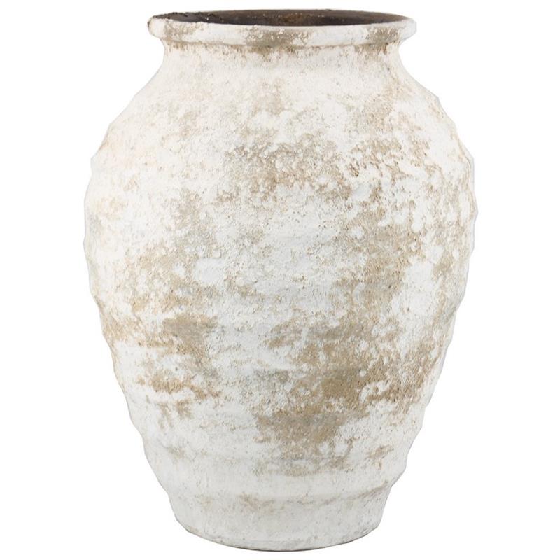 Vase Luxor d27/39 h50cm antique white