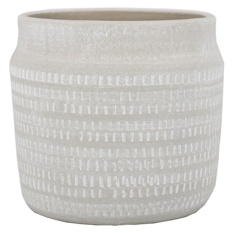 Pot Olivia d19 h18cm grijs