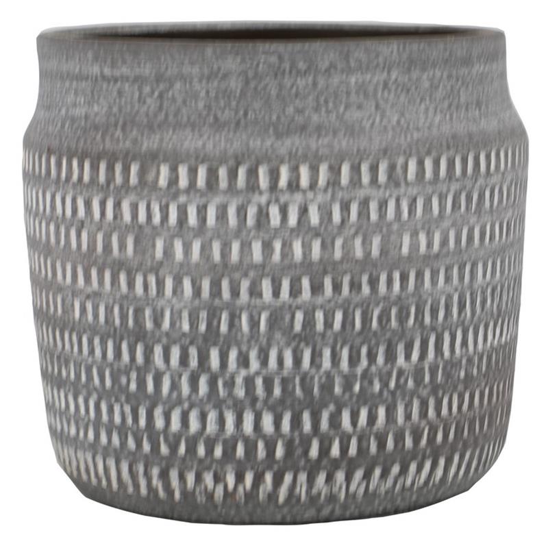Pot Olivia d19 h18cm bruin