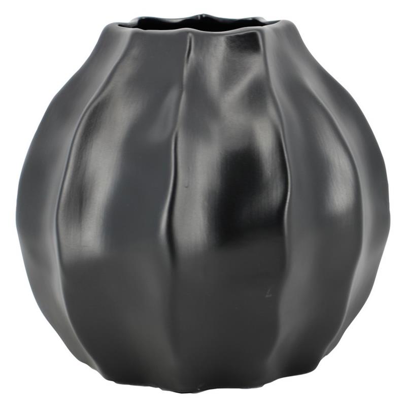 Vaas Florentien d24 h22cm zwart mat
