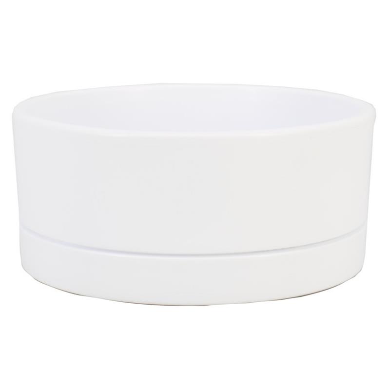 Schaal Lynn d18.5 h9cm wit mat