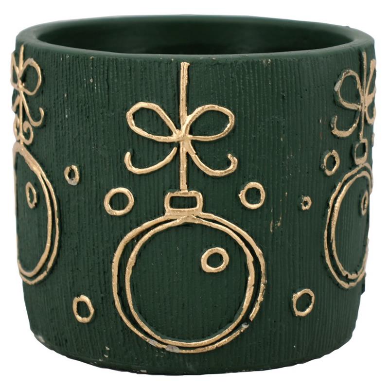 Macetero Bell d13.5 a13cm verde es/12