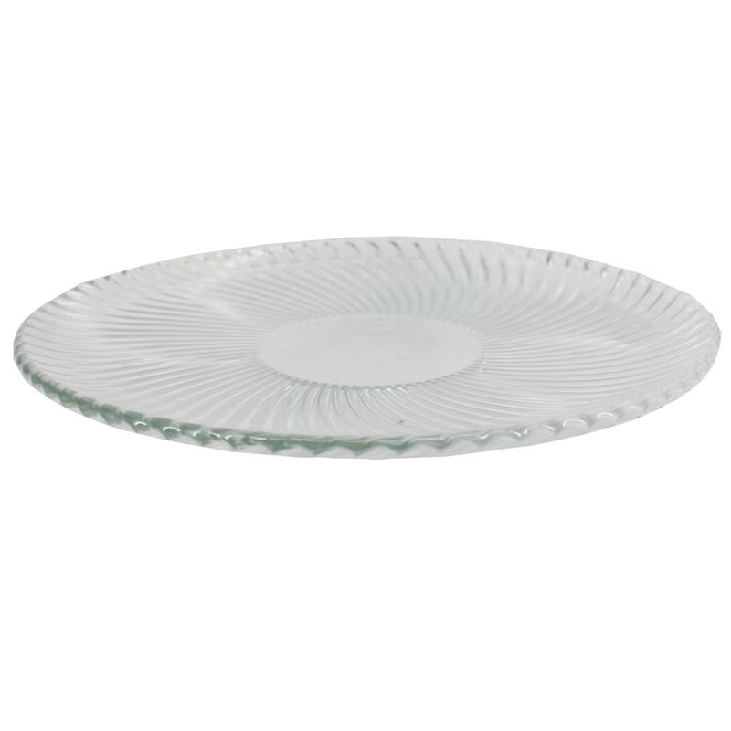 Assiette verre d31.2 h2.3cm