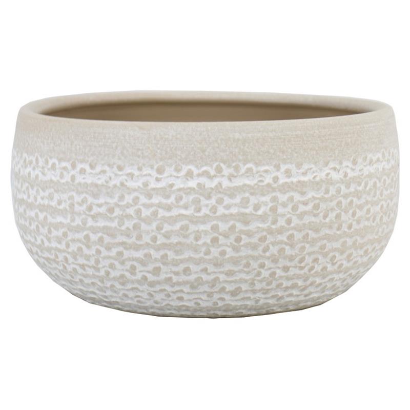 Schaal Horta d28 h13cm beige