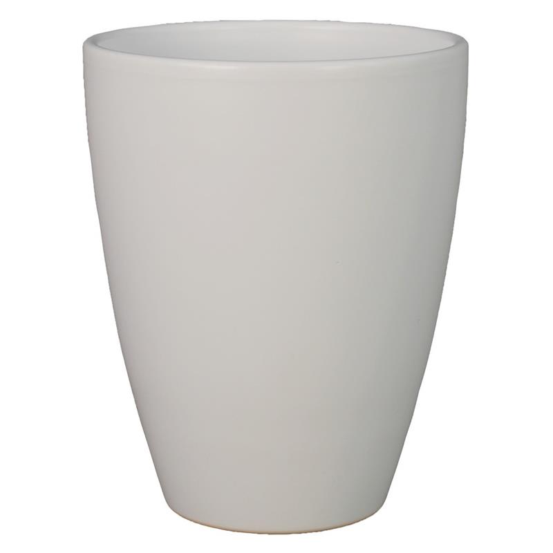 Vase Boule d13.5 h17cm white matte es/12