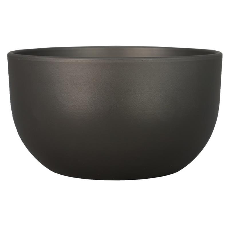 Schaal Boule d26 h14cm antraciet mat 3xes/12