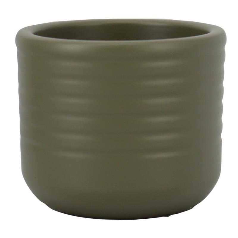Pot Donny d7.5 h6.5cm legergroen mat es/6