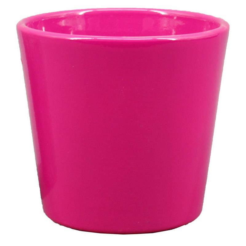 Pot Maud d13.5 h12.5cm fuchsia es/12