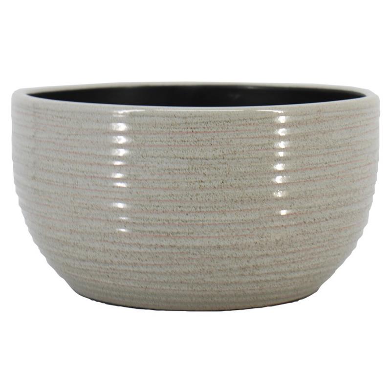 Schale Pego D29 H14cm grau