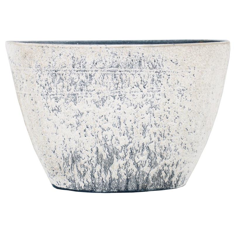 Topf Milou oval 33x13x22cm weiß 2x es/12