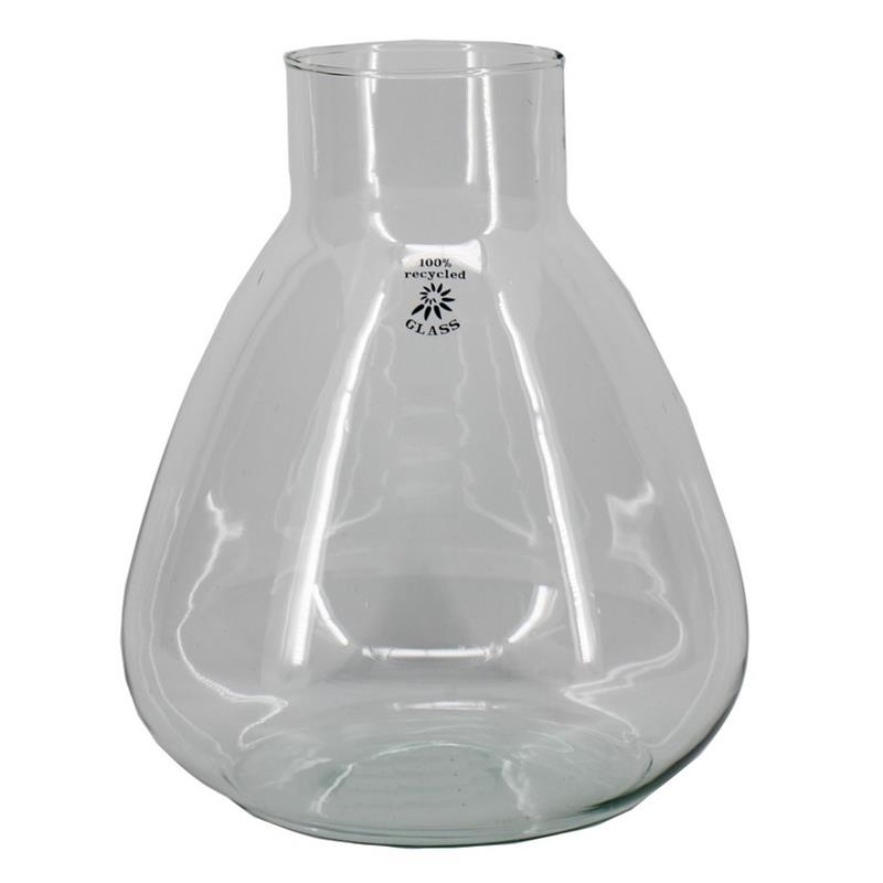Glass Pyramid d10/24.5 h28.5cm