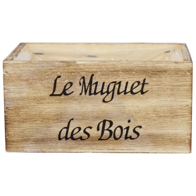 Dekorationstruhe Holz 9.5x15x7.5cm Le Muguet des Bois